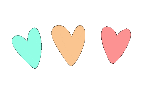 In Love Hearts Sticker