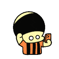 kkabuktoon happy 신나 축구 kleague Sticker