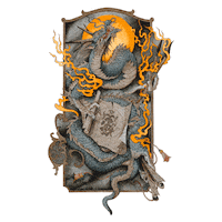 tradigitalgoods dragon tattoo asia procreate Sticker