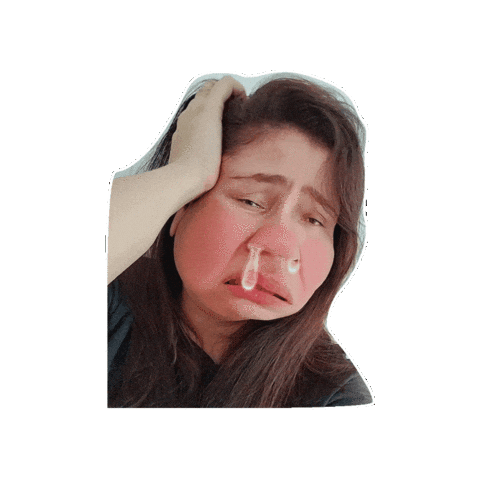 Sad Cry Sticker