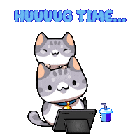 Little Brother Hug Sticker by Mino Games