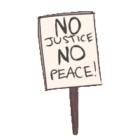 bamberino peace 2020 police sign Sticker