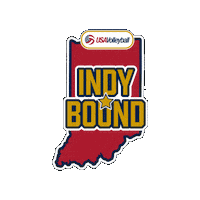 Indy Indianapolis Sticker by USA Volleyball