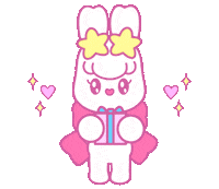 Star Bunny Sticker