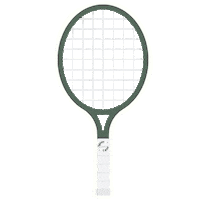 sport-luxe love sport play tennis Sticker
