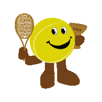 Happy Tennis Sticker by FILAUSA