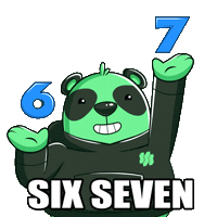6 7 Score Sticker by SuperVerse