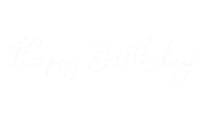 Happy Birthday Sticker