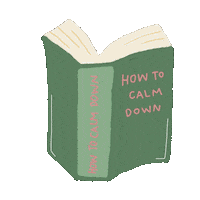 gambarhore relax book read calm Sticker