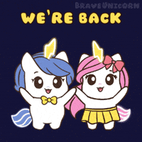 Welcome Back Hello GIF by Brave Unicorn