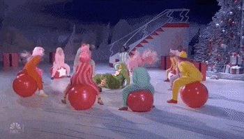 Bouncing The Grinch GIF by NBC