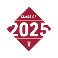 Class Of 2025 Sticker by Temple University