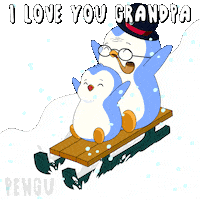Penguin Grandpa Sticker by Pudgy Penguins