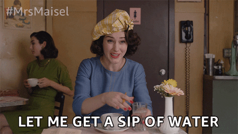 Season 4 Water GIF by The Marvelous Mrs. Maisel