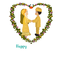 Wedding Couple Sticker