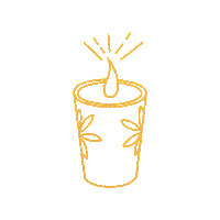 Candle Vela Sticker by Zocalo Health