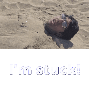 Shaking Sandy Beach Sticker