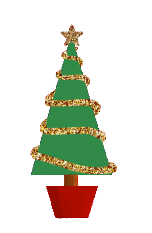 Sparkling Christmas Tree Sticker