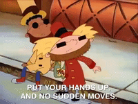 hey arnold nick splat GIF