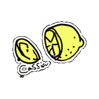 When Life Gives You Lemons Lemon Sticker by Cassia