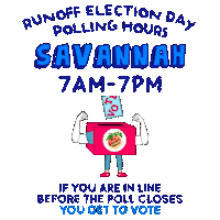 Election Day Georgia Sticker by Creative Courage