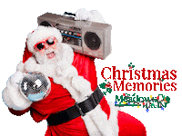 Santa Claus Party Sticker by Meadows Place