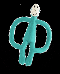 matchstick_monkey matchstick monkey matchstickmonkey teethingtoy teething toy GIF