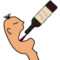 Wine Gif Artist Sticker