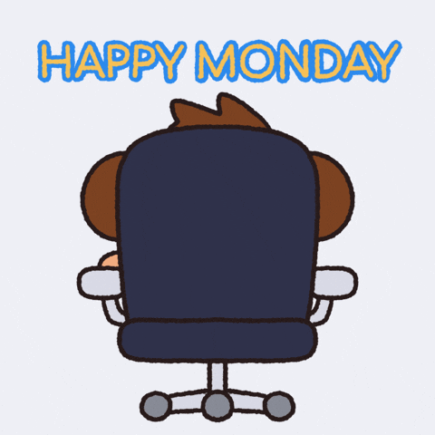 Tired Monday Morning GIF by Chimpers