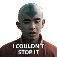 Avatar The Last Airbender My Fault Sticker by NETFLIX