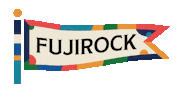 Flag Fuji Sticker by FUJIROCK