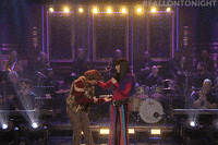 fallontonight love kiss friends hug GIF