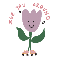 Illustration See You Around Sticker by letteramuta - Deb