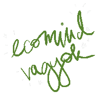 ecomindhu zero waste oko sziv zold Sticker