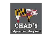 chadsbbq bbq maryland chads edgewater Sticker