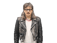 Looking Down Rivers Cuomo Sticker by Weezer