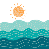 Beach Mar Sticker