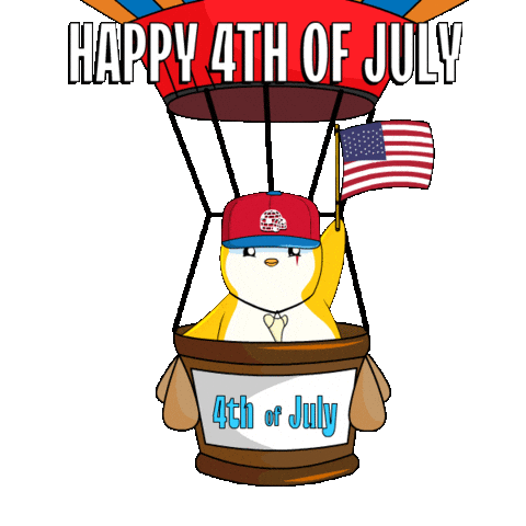 United States Usa Sticker by Pudgy Penguins