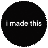 I Made This Sticker by Pretty Paper and Company