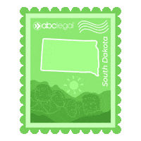 South Dakota Letter Sticker by ABCLegal