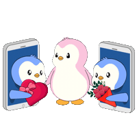 I Love You Sticker by Pudgy Penguins