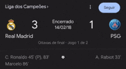 Real Madrid Vs Psg 2018 GIF