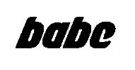 R R Babe Sticker by Royal + Reese