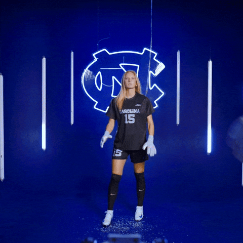University Of North Carolina Soccer GIF by UNC Tar Heels