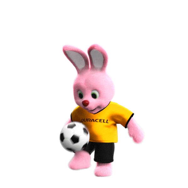 Football Soccer Sticker by Duracell Bunny
