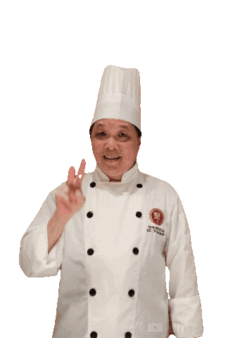 jusignatures giphyupload happy peace chef Sticker