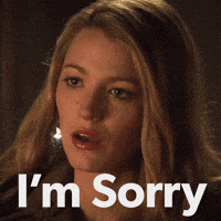 Apology Im Sorry GIF by Blake Lively Fan
