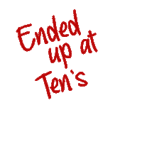 Tens Love Sticker by Ten Mill Lane