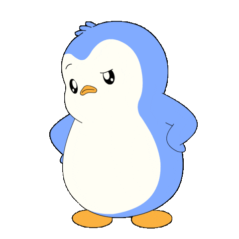 If You Say So Whatever Sticker by Pudgy Penguins