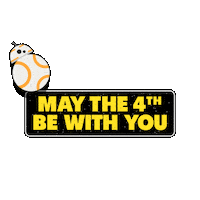 May The Fourth Be With You Star Wars Sticker